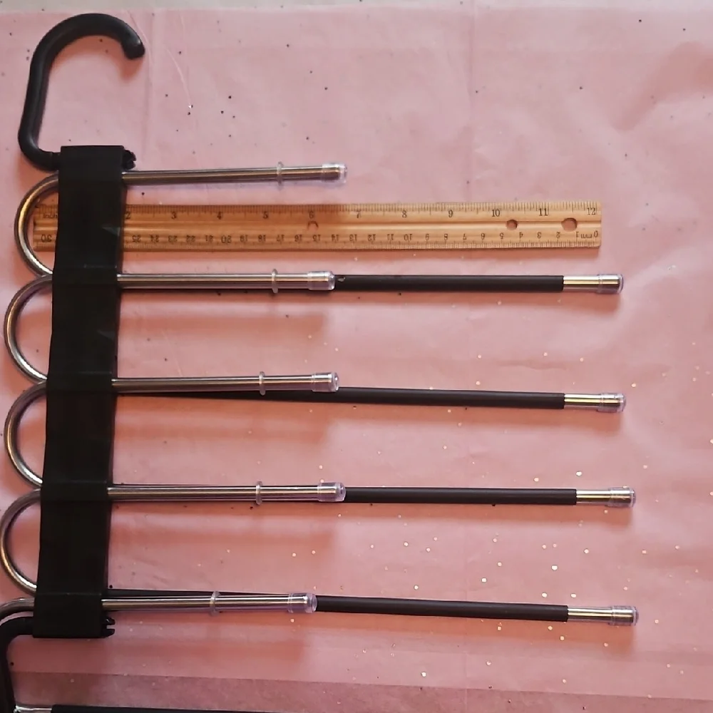 Set of 2 Black Multi-Purpose Hanger - Picture 2 of 3